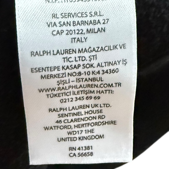 Polo Ralph Lauren Boys Kids Black Snap-Front Fleece Hoodie Sweatshirt. 5. 5T. - Picture 6 of 8